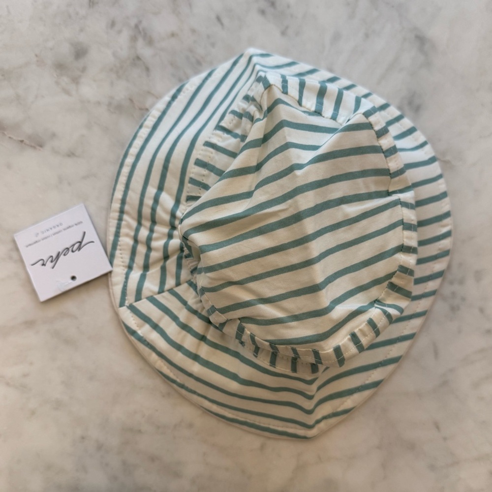 NWT Pehr Bucker Hat - Stripes Away Sea - 6-12M